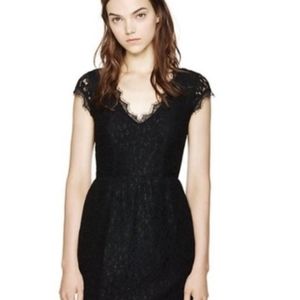 Babaton Tobias Black Lace Dress